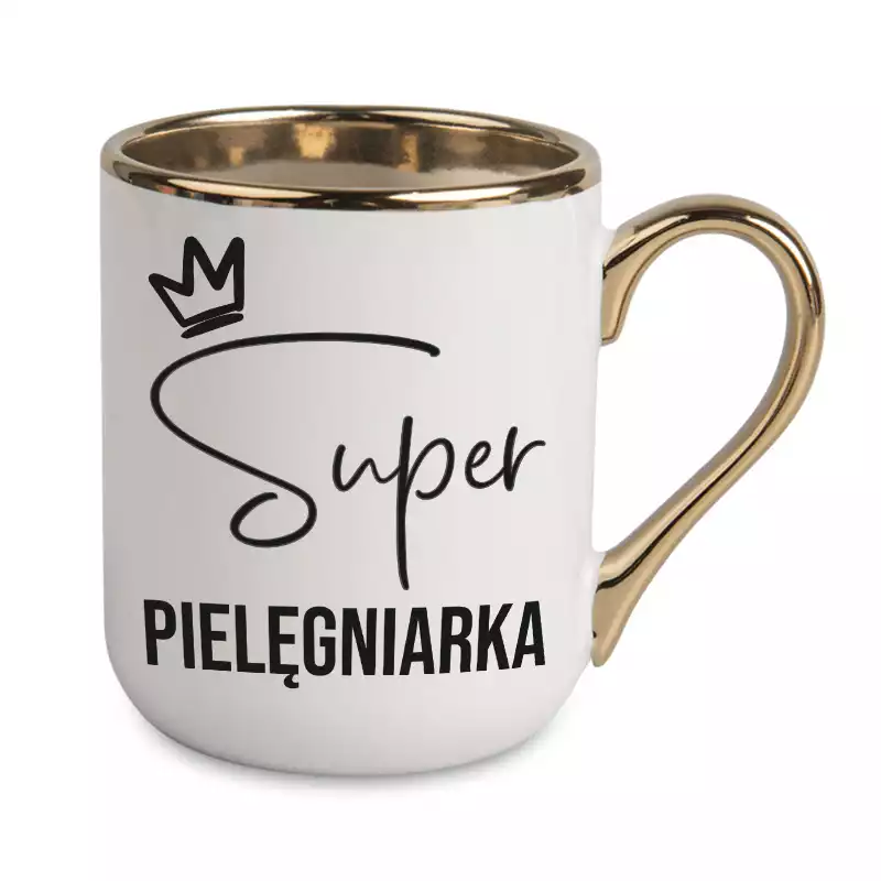 Prezent kubek SUPER PIELĘGNIARKA upominek na urodziny pielęgniarki