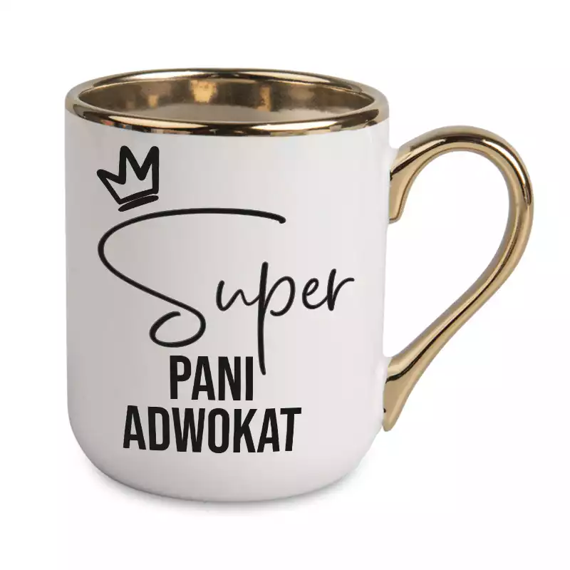 Elegancki kubek podziękowanie prezent dla SUPER PANI ADWOKAT upominek