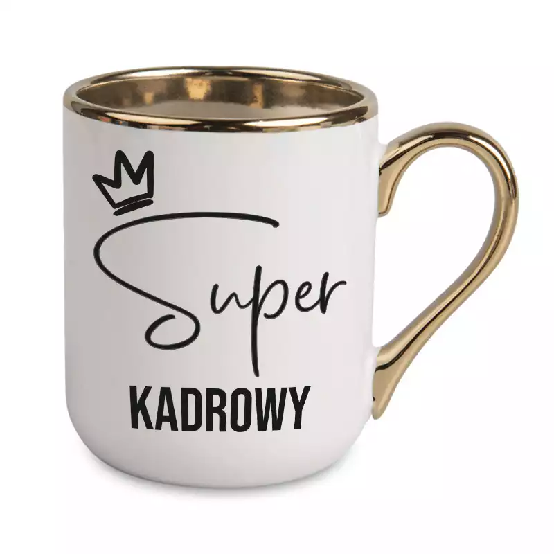 Kubek na prezent SUPER KADROWY elegancki upominek dla kadrowego