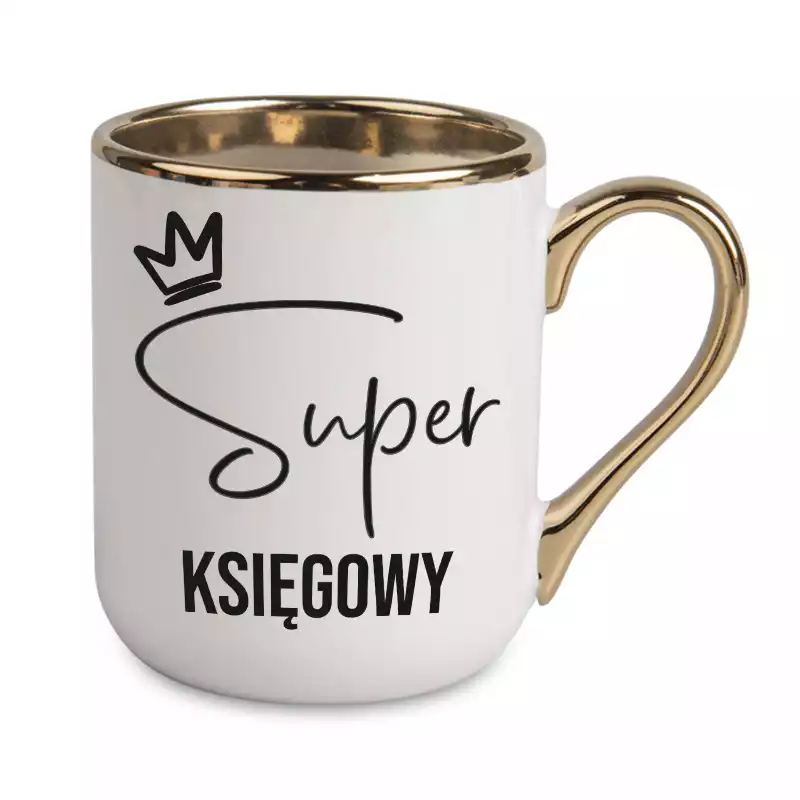 Kubek dla SUPER KSIĘGOWEGO na prezent upominek podziękowanie