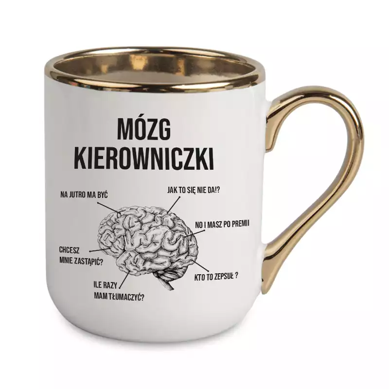 Kubek dla kierowniczki do pracy na prezent TEKSTY KIEROWNICZKI