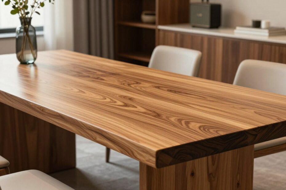 Blat z drewna tekowego