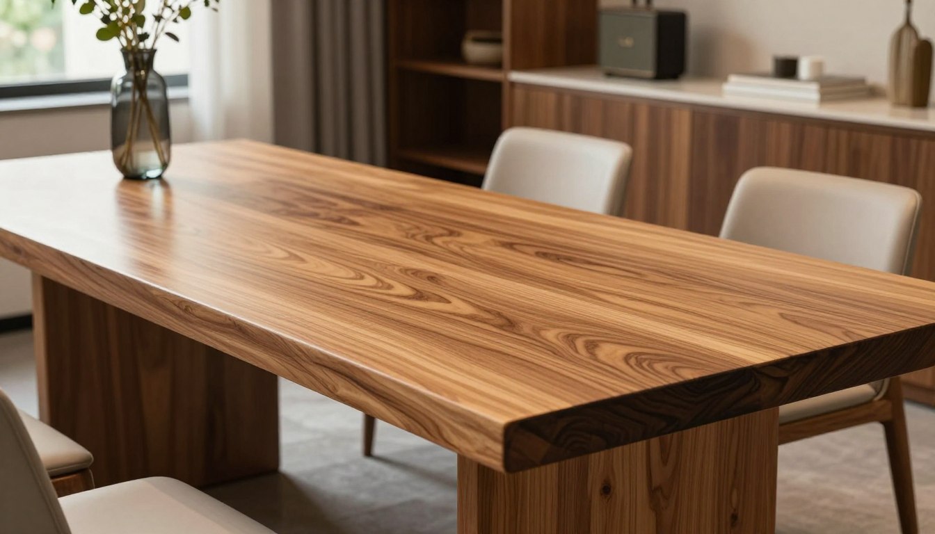 Blat z drewna tekowego