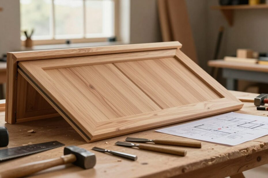 Brama garażowa drewniana jak zrobić