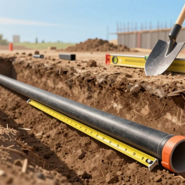 Jak głęboko zakopać rury drenażowe – prawidłowa głębokość i spadek instalacji drenażowej