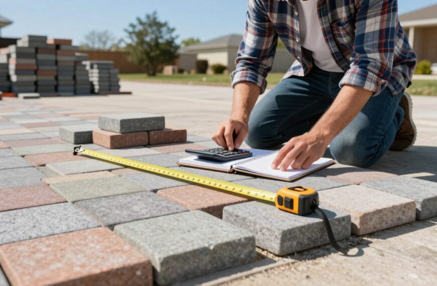Jak obliczyć metry kostki brukowej