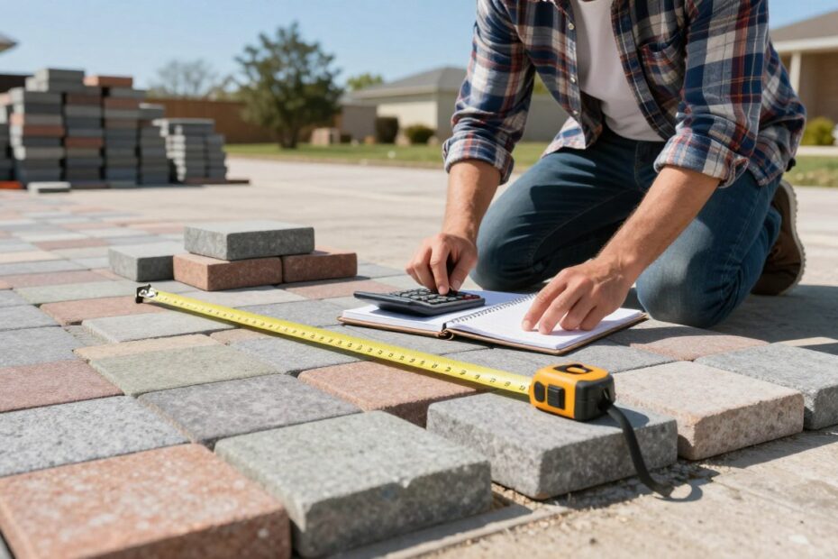 Jak obliczyć metry kostki brukowej