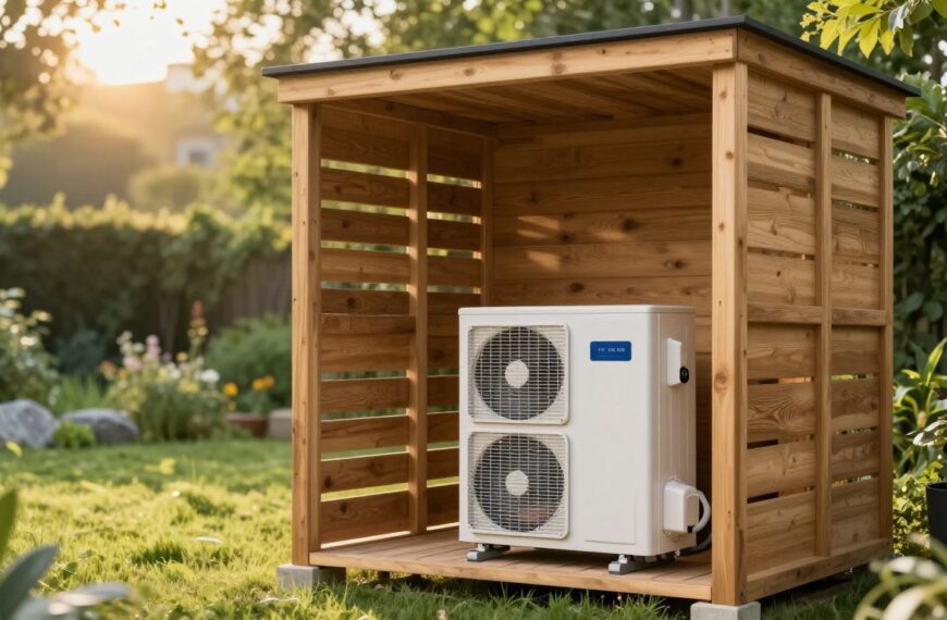 Jak zabudować pompę ciepła – jak osłonić urządzenie, nie pogarszając jego pracy