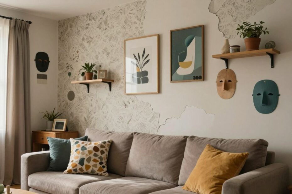 Jak zamaskować nierówne ściany