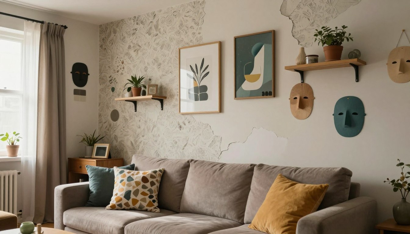 Jak zamaskować nierówne ściany