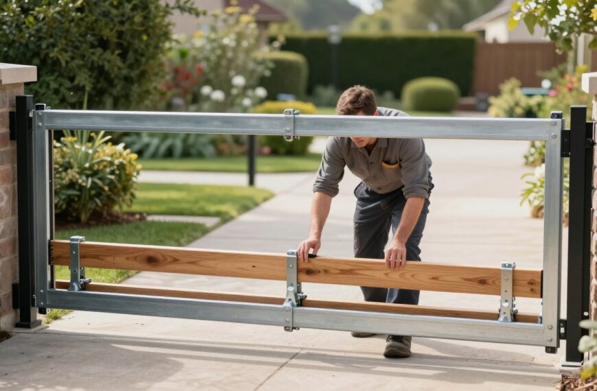 Jak zamontować bramę przesuwną