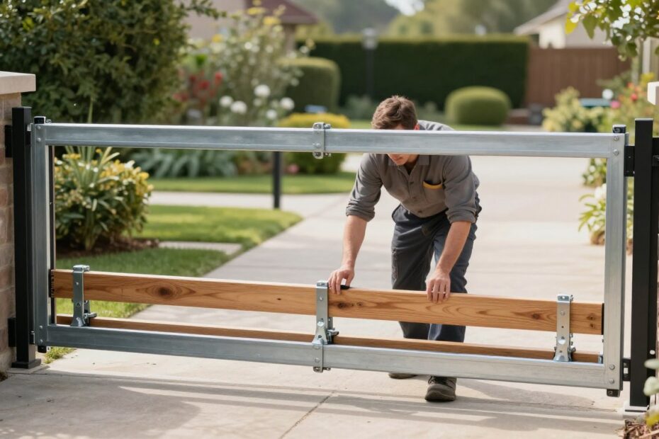 Jak zamontować bramę przesuwną