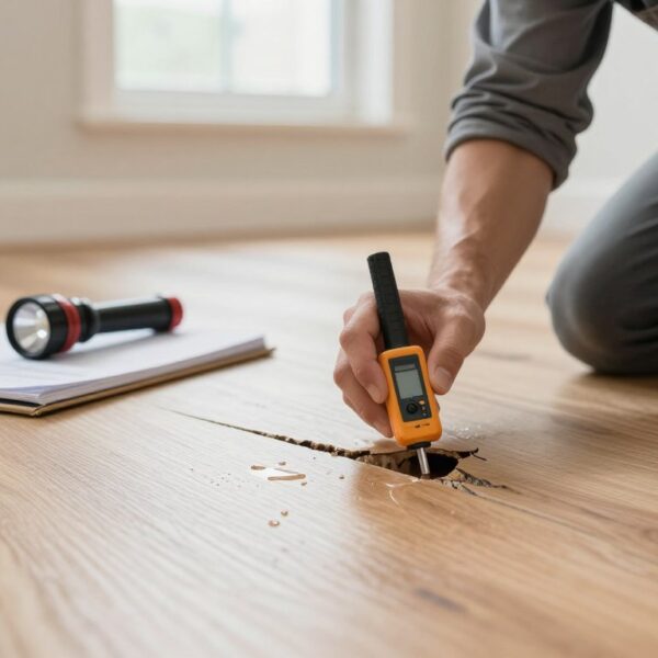 Jak znaleźć pękniętą rurę w podłodze