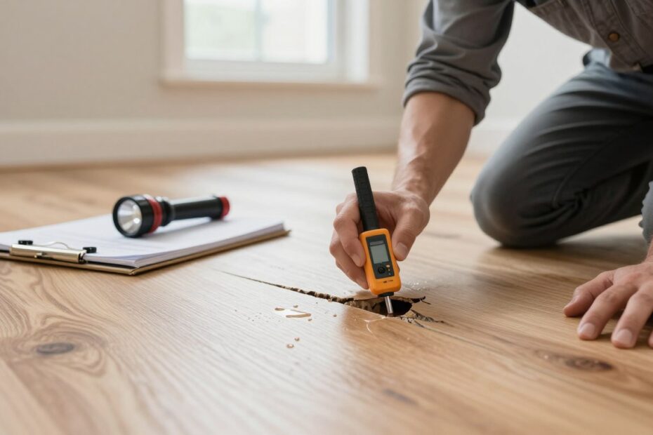 Jak znaleźć pękniętą rurę w podłodze
