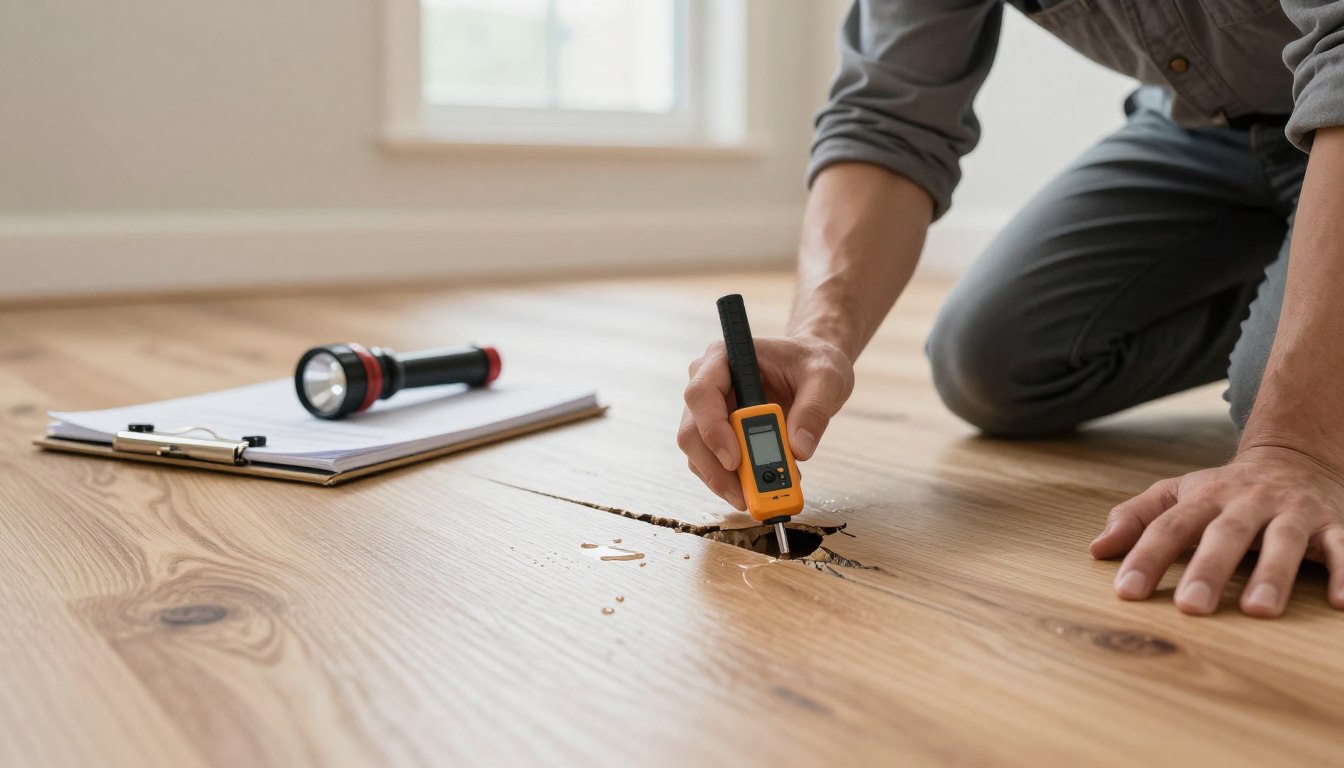 Jak znaleźć pękniętą rurę w podłodze