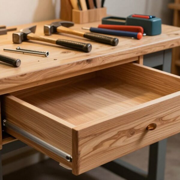 Jak zrobić szufladę do stołu warsztatowego – praktyczny projekt zwiększający wygodę pracy