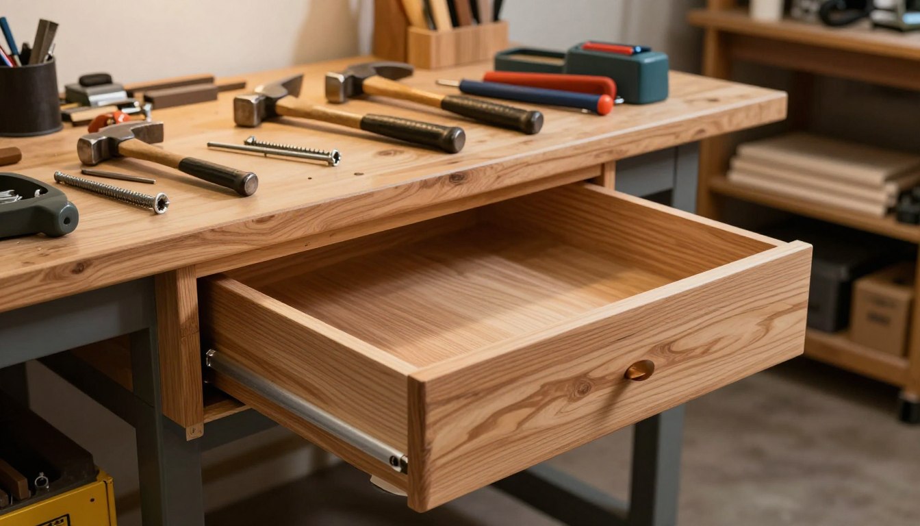 Jak zrobić szufladę do stołu warsztatowego