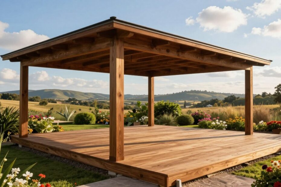 Jak zrobić taras drewniany na słupach