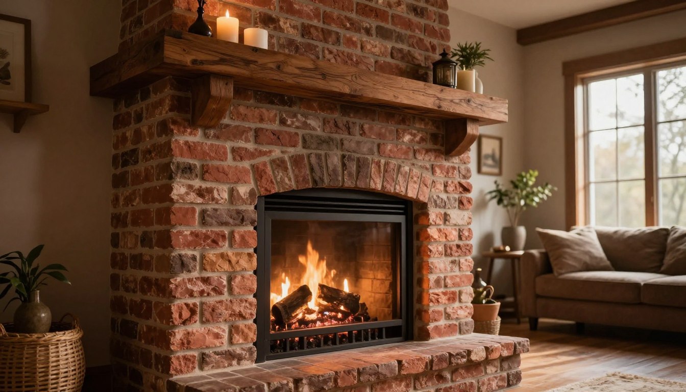 Kominki murowane z cegły