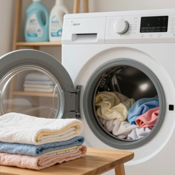 Na jakim programie prać pościel