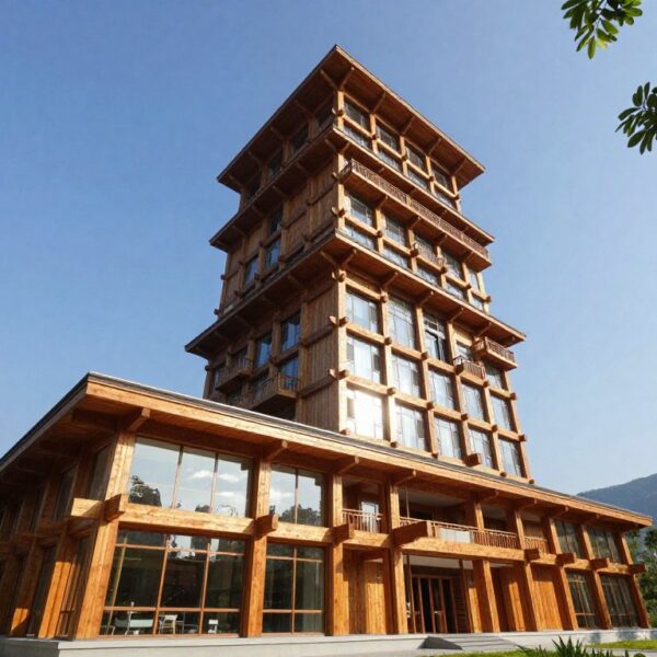 Najwyższa budowla z drewna – przykłady imponujących realizacji i nowoczesnych technologii