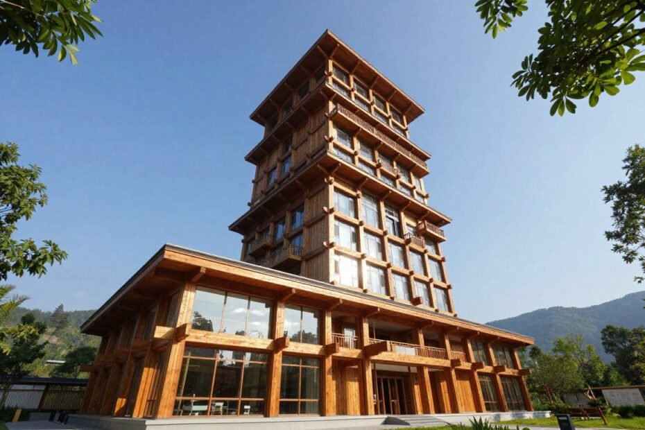 Najwyższa budowla z drewna