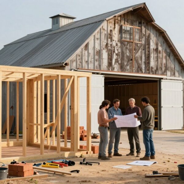 Przebudowa stodoły na garaż – od czego zacząć i jakie prace zaplanować